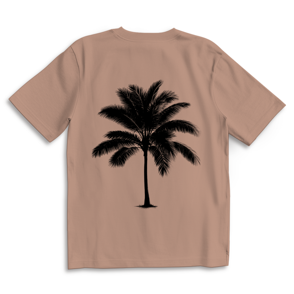 Oversize T-Shirt ‚Palm Whisper‘ – Minimalistisches Design & maximaler Komfort