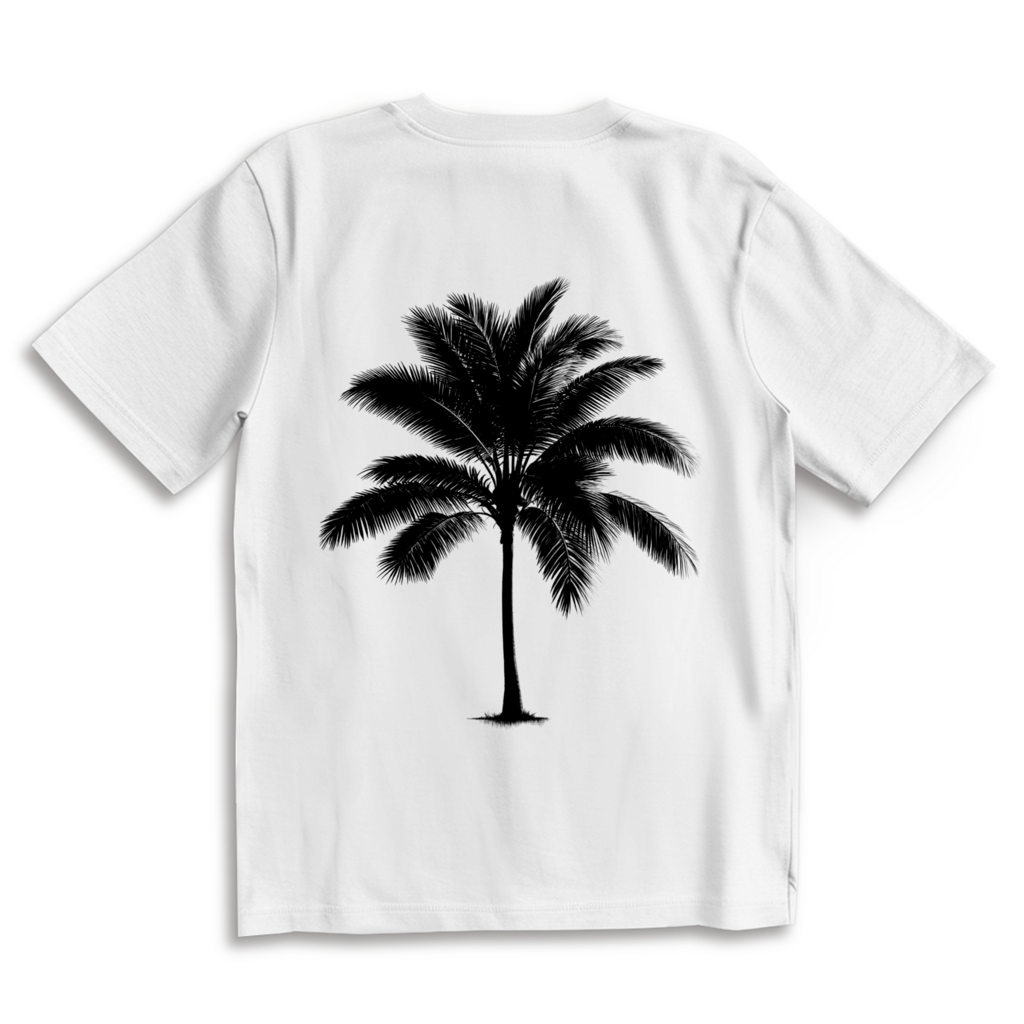 Oversize T-Shirt ‚Palm Whisper‘ – Minimalistisches Design & maximaler Komfort
