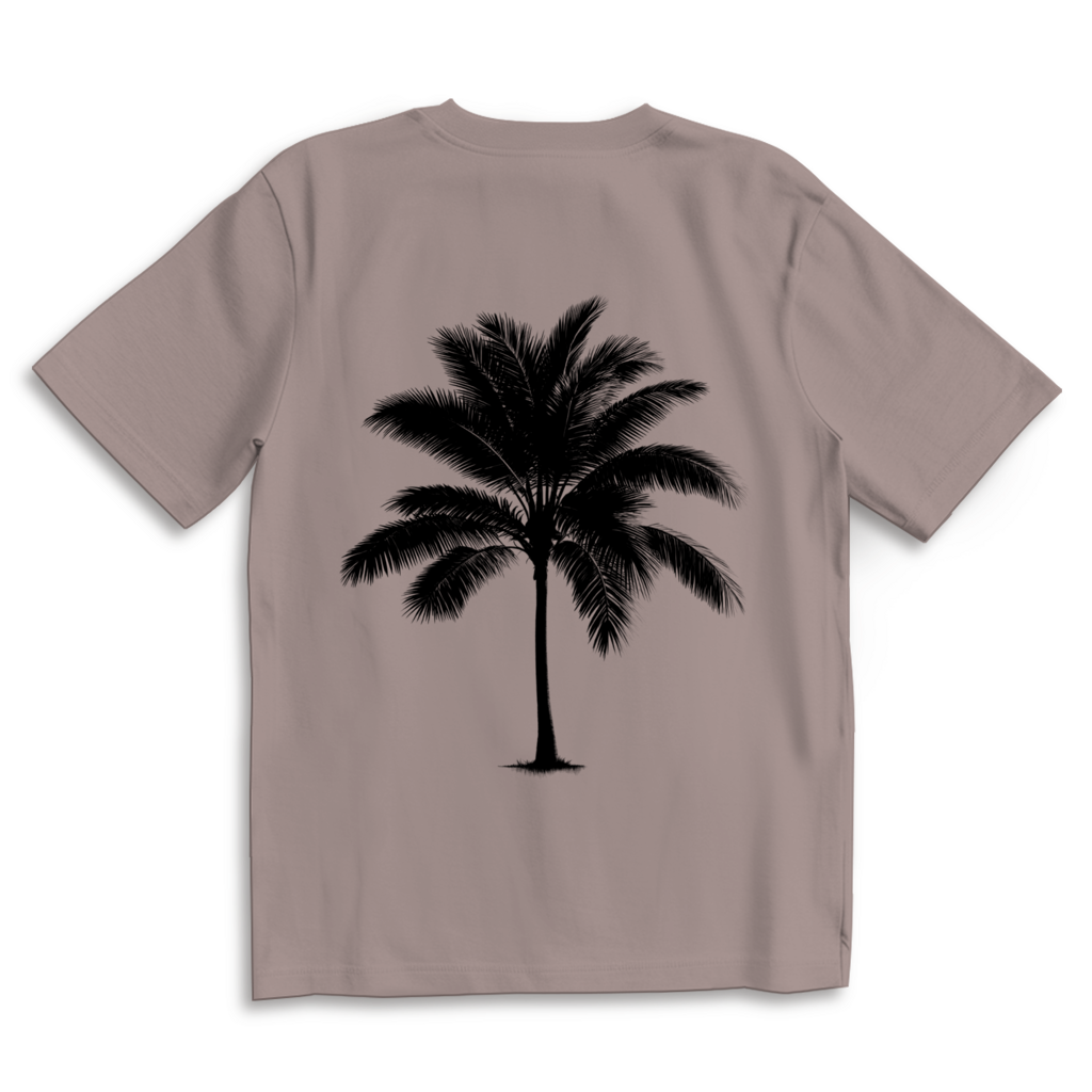 Oversize T-Shirt ‚Palm Whisper‘ – Minimalistisches Design & maximaler Komfort