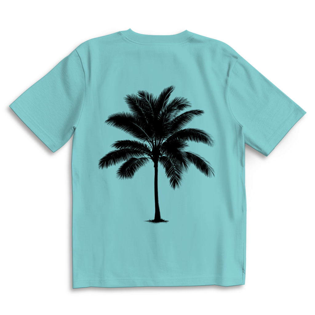 Oversize T-Shirt ‚Palm Whisper‘ – Minimalistisches Design & maximaler Komfort