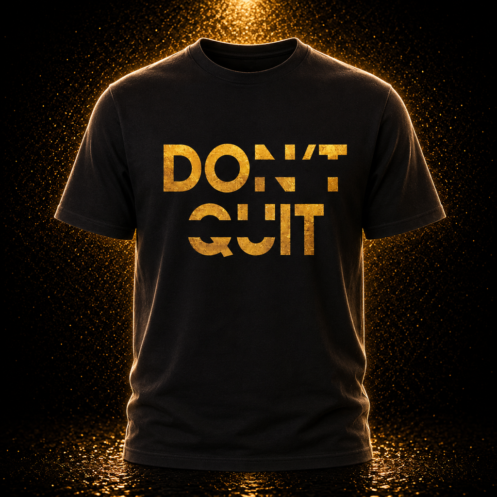 DON'T QUIT – DO IT Motivation Brahani T-Shirt | Premium Unisex Bio-Baumwoll Shirt mit inspirierendem Statement