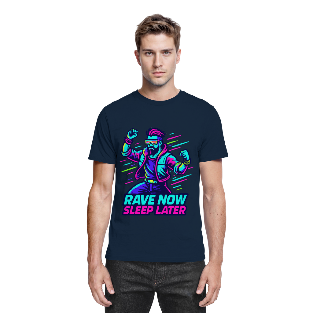 Rave Now – Neon Warrior Shirt für Festival & Club - Premium Shirt