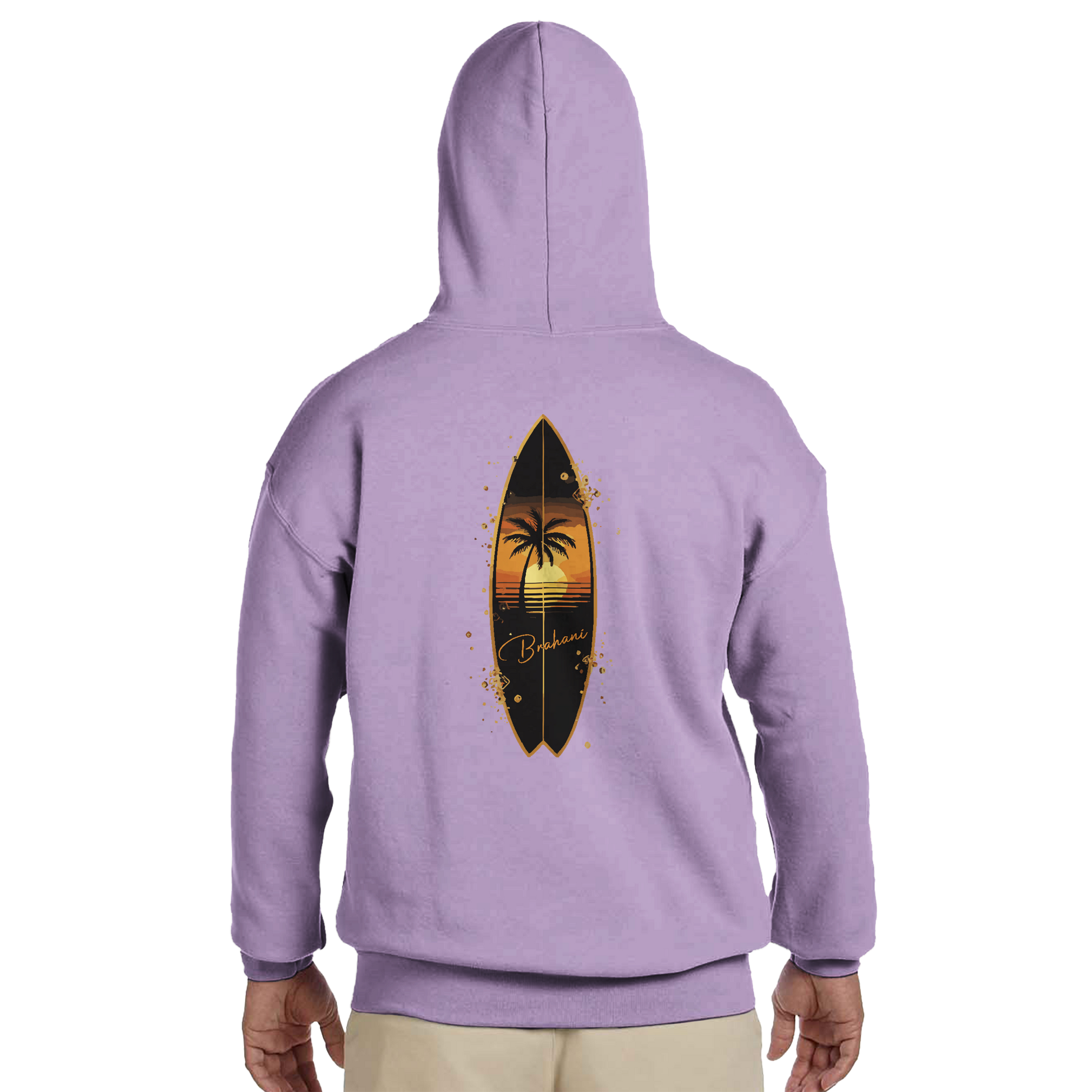 Surf Glow Unisex Hoodie – Sunset Waves Stil | Premium Beachwear mit Tropical Vibes
