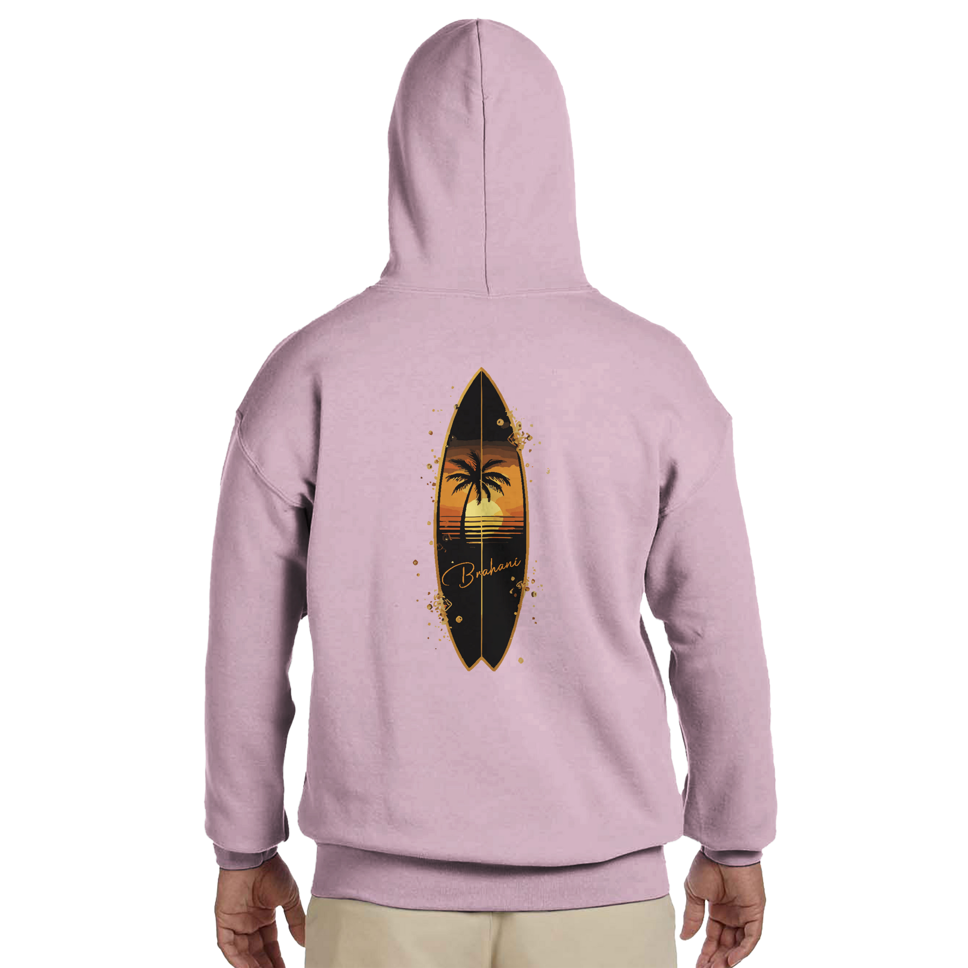 Surf Glow Unisex Hoodie – Sunset Waves Stil | Premium Beachwear mit Tropical Vibes